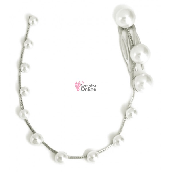 Accesoriu pentru par cu pini PRL05 cu perlute albe